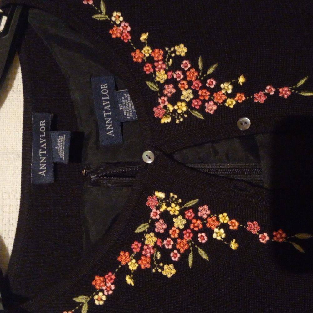 Ann Taylor dress&cardigan
